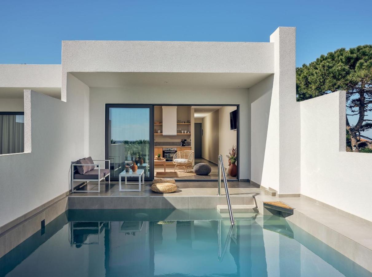 Oceanis Suites With Private Heated Pools And Sea View, By Zantewize 基普塞利 外观 照片
